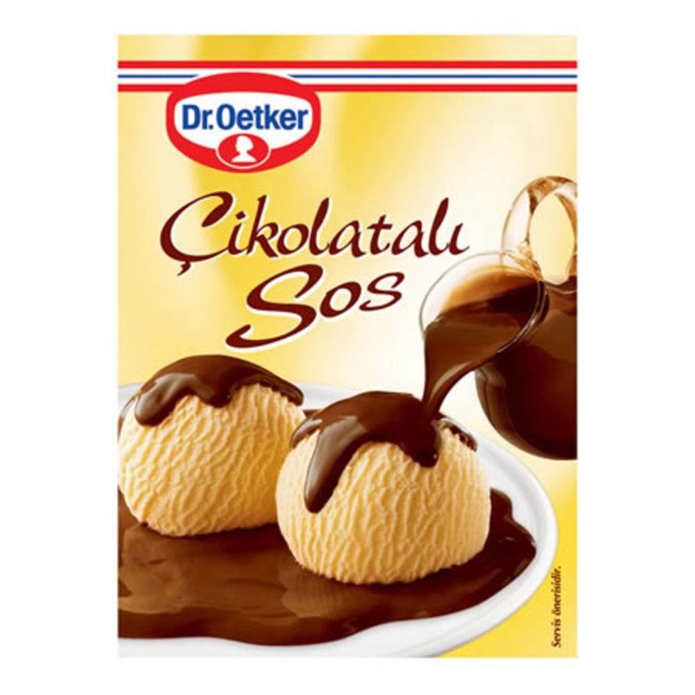 Dr.Oetker Çikolatalı Sos Poşet 128 gr