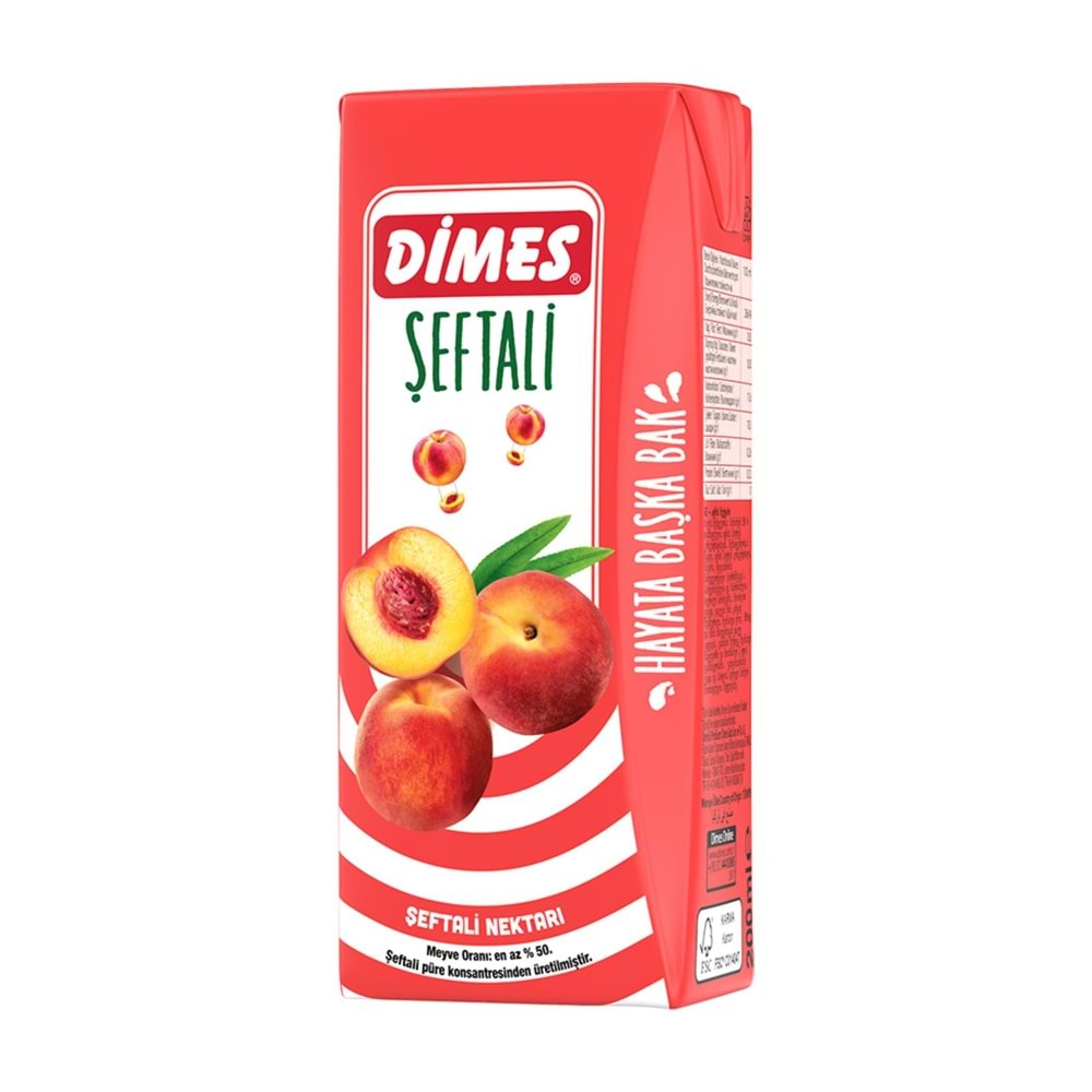 Dimes Şeftali 200 ml