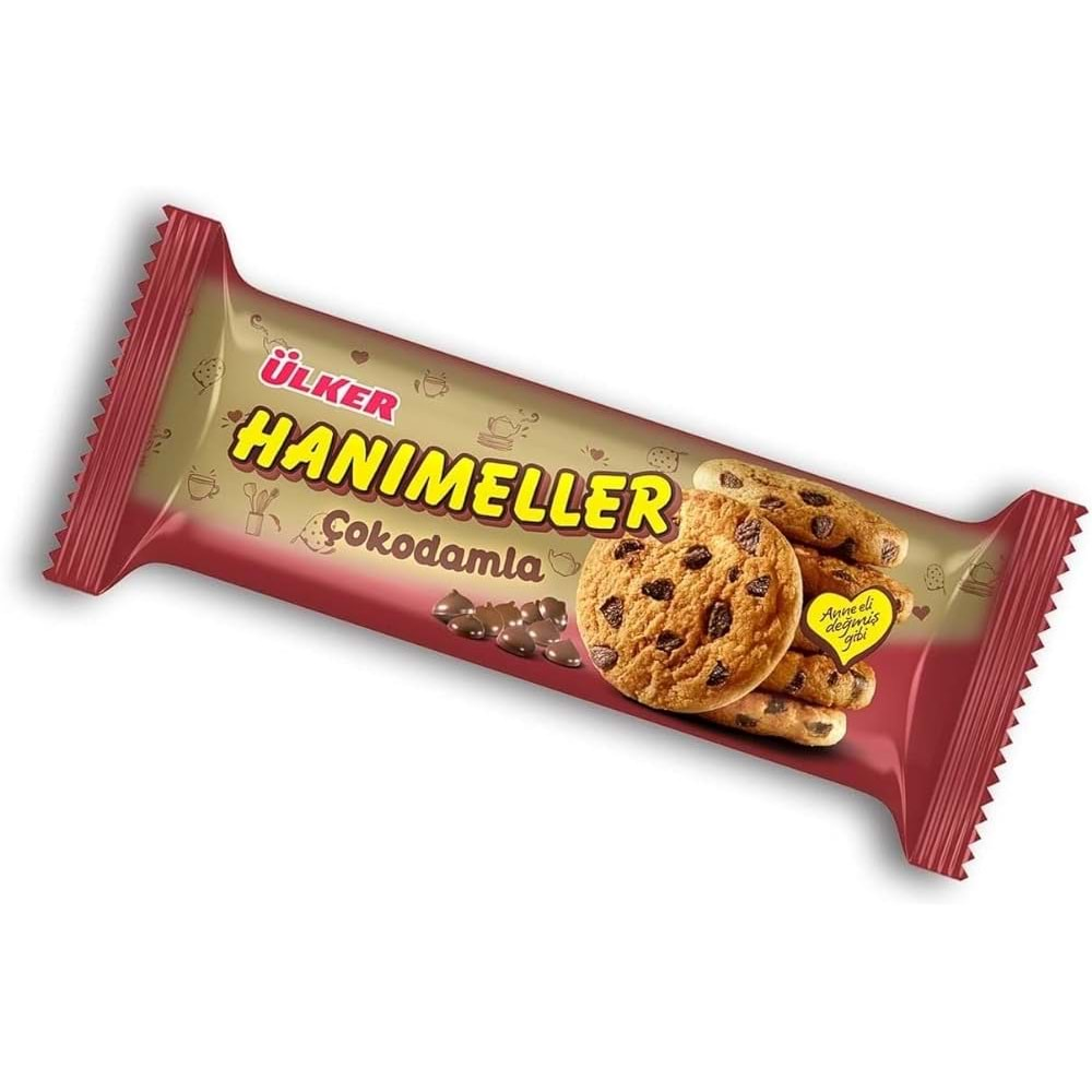 Ülker Hanımeller Çokodamla Rulo Bisküvi 82 gr