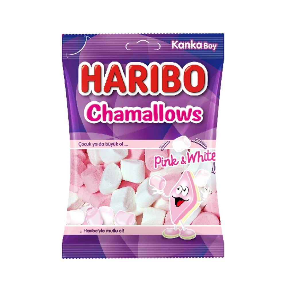 Haribo Chamallows Pink & White 70 gr