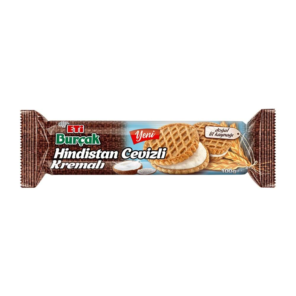 Eti Burçak Hindistan Cevizli Kremalı 100 gr