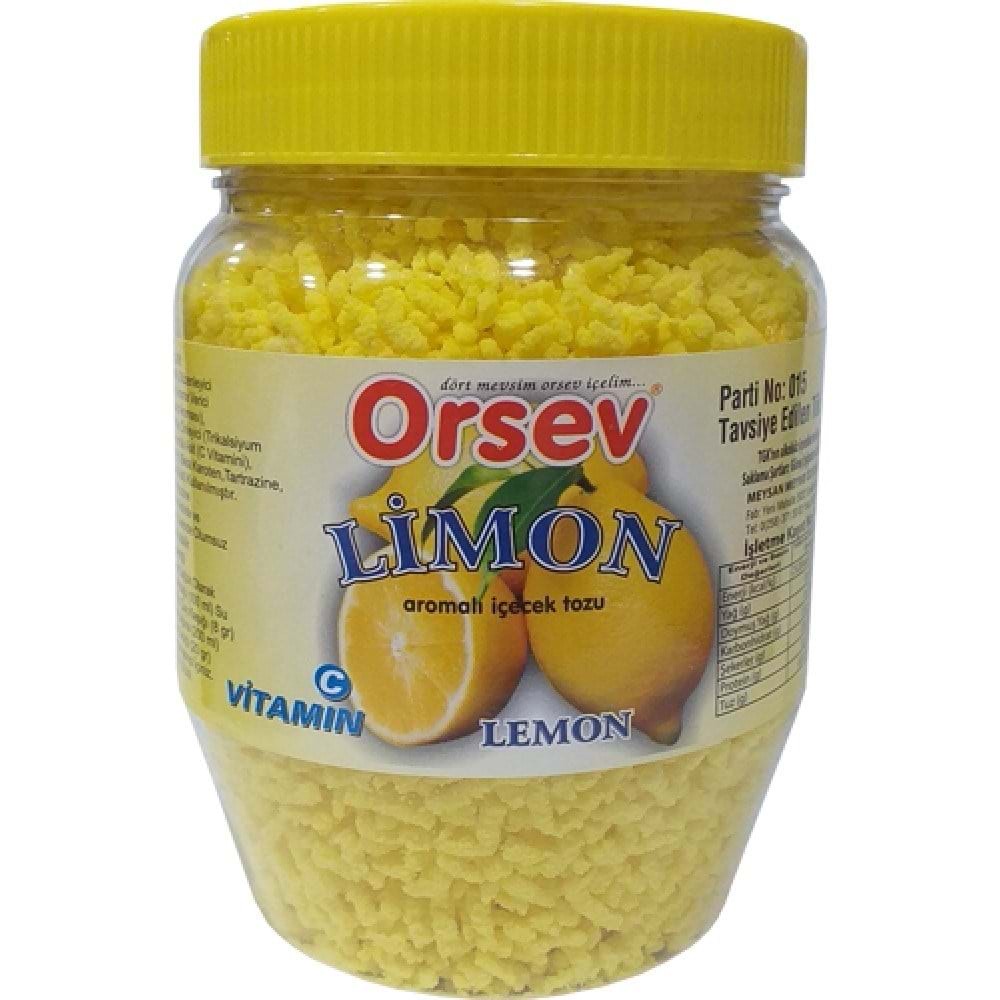 Orsev Limon Aromalı İçecek Tozu 300 gr