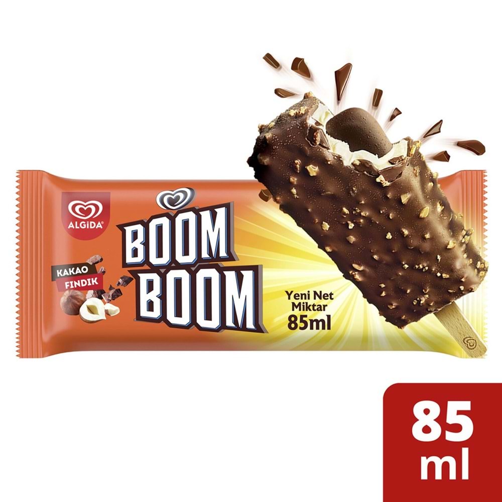Algida Boom Boom Kakao & Fındık 85 ml