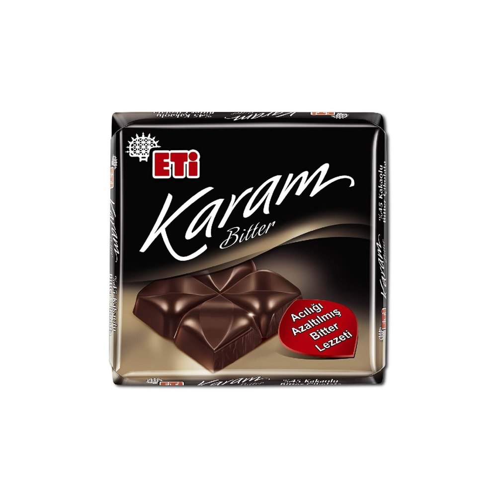 Eti Karam Bitter Kare Çikolata 60 gr