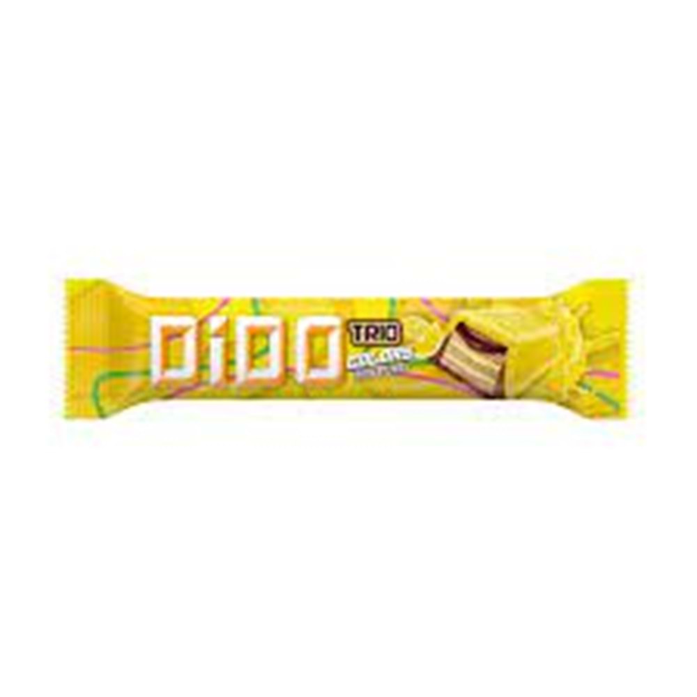 Ülker Dido Trio Limon Çikolata Kaplamalı Gofret 36,5 gr