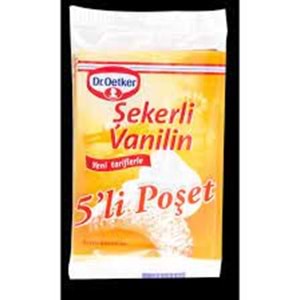 Dr.Oetker Şekerli Vanilin Poşet 5x5 gr