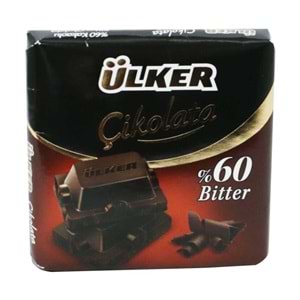 Ülker %60 Bitter Kare Çikolata 60 gr