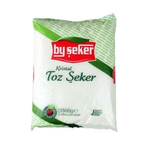By Şeker Kristal Toz Şeker 2500 gr