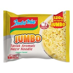 İndomie Jumbo Tavuk Aromalı Hazır Noodle 120 gr