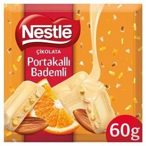Nestle Portakal ve Bademli Kare Çikolata 60 gr