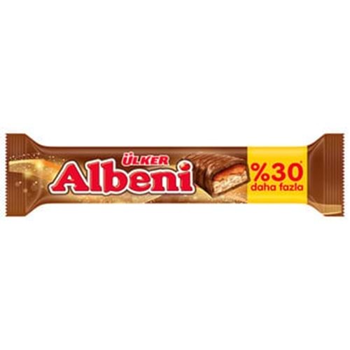 Ülker Albeni Sütlü Çikolata Kaplamalı %30 Daha Fazla 52 gr