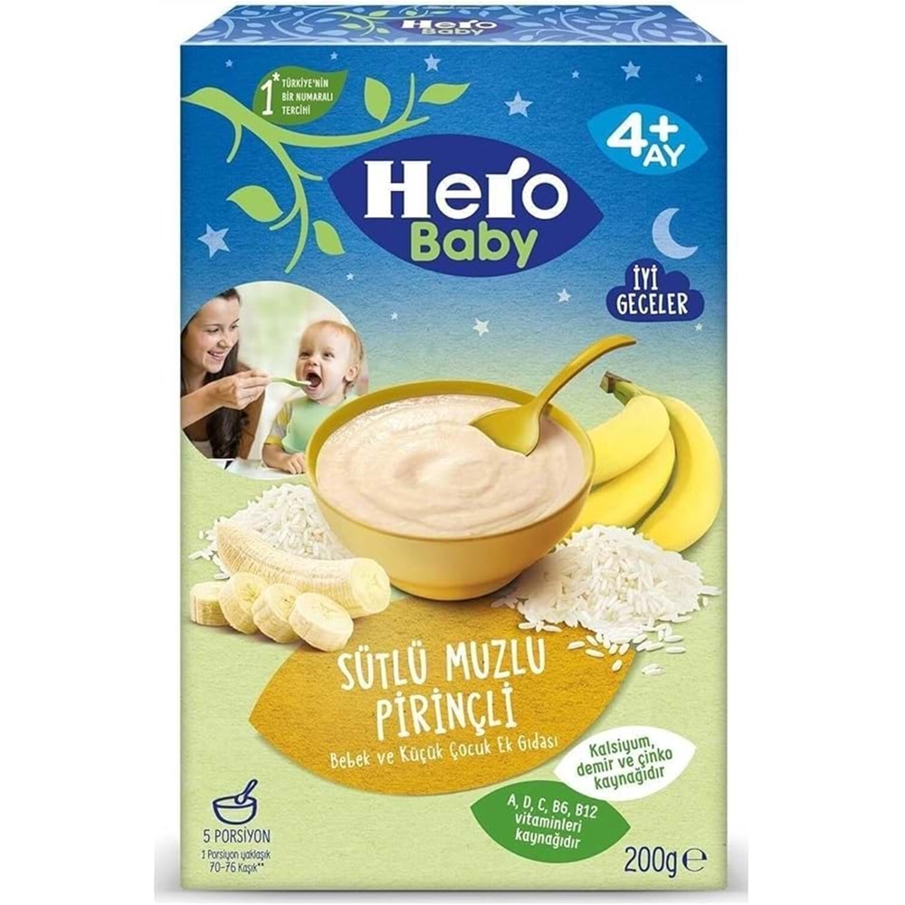 Hero Baby Sütlü Peynirli Pekmezli & Tahıllı 200 gr